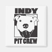 Logo-Magnet für Indy Pit Crew