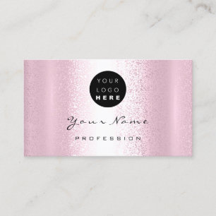 Logo-Makeup Künstler Haarnagel Beruflich Blüte Visitenkarte