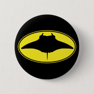 Logo Manta Ray Button