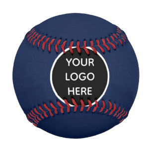 Logo-Marken-Geschäfts-Unternehmens-Werbeblau Baseball