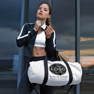 Logo-Markenbezeichnung für Unternehmen Moderne Gym Duffle Bag