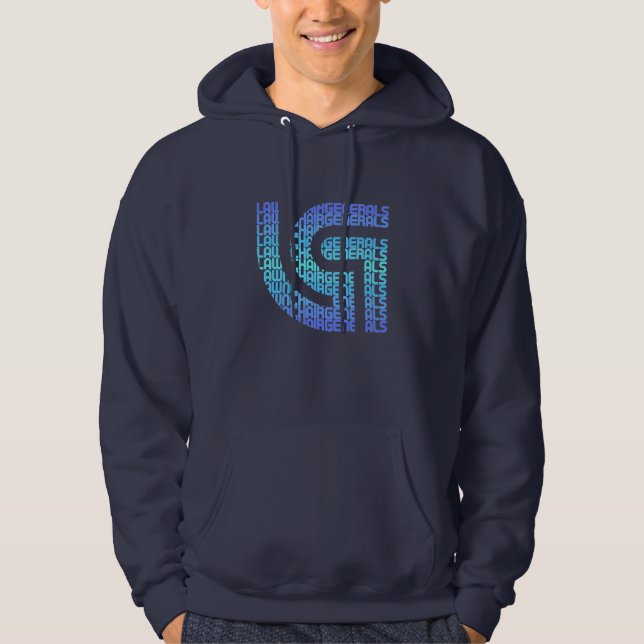 Logo_Mask_Blue_Sweatshirt Hoodie (Vorderseite)