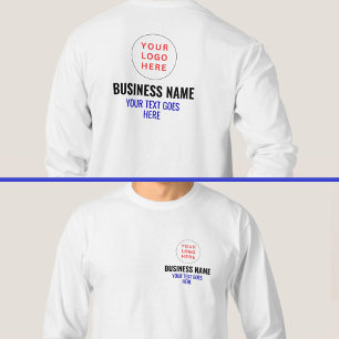 Logo-Member für Vorderseite und Rückseite   Herren T-Shirt