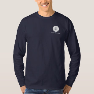 Logo-Menne für die Rückseite und die Vorderseite h T-Shirt