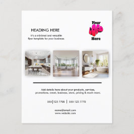 Logo Minimal Photo Business Marketing Flyer