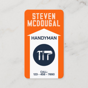 Logo minimaliste des outils professionnels carte d