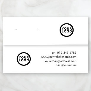Logo-Minimalistische Schmuckkollektion Mini Visitenkarte
