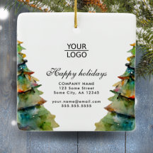 Logo mit individuellem Text Weihnachtsbaum Promoti