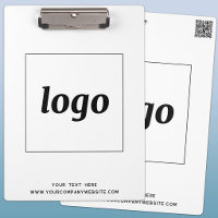 Logo mit Text und QR-Code Geschäftsbranding