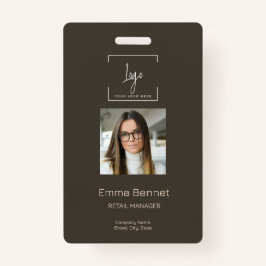 Logo Mitarbeiter Foto ID Company Ausweis