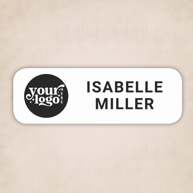 Logo-Mitarbeiter-Magnet- oder Namensschild (Logo Employee Staff Magnetic or Pin Name Tag)