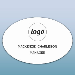 Logo Mitarbeiter Personal Magnetisch oder Steck Na Namensschild