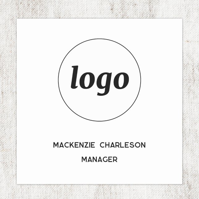Logo Mitarbeiter Team Magnetisch oder Stift Namensschild (Simple logo with custom text business branding promotional pin or magnetic name tag or badge)