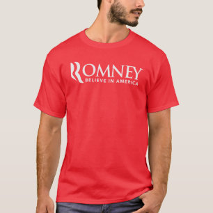 Logo Mitt Romneys "R" glauben an Amerika 2012 T-Shirt