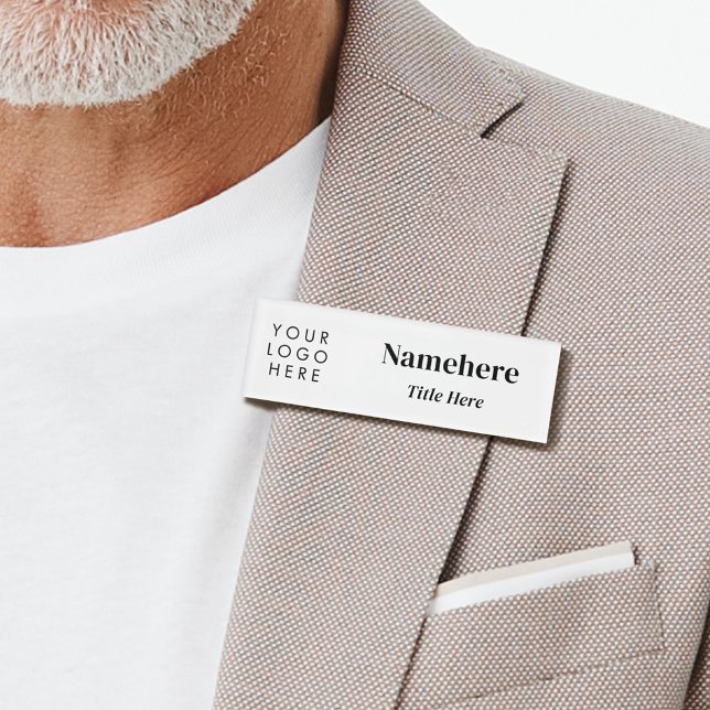 Logo Modern Einfache, schlichte, weiße Farbe Titel Namenschild (Von Creator hochgeladen)