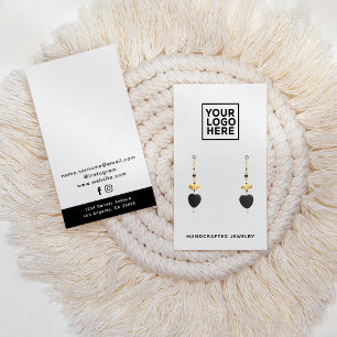 Logo Modern Simple Juwelier Earring Display Card