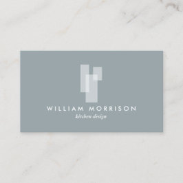 Logo "Moderne architektonische Blöcke II weiß/spät Visitenkarte