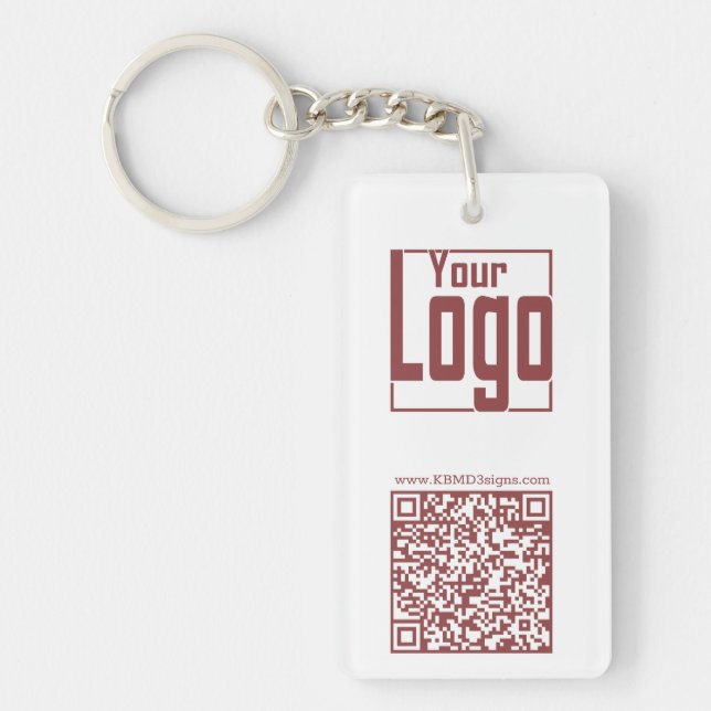 Logo moderne Blanc & Topaz Code QR (Devant)