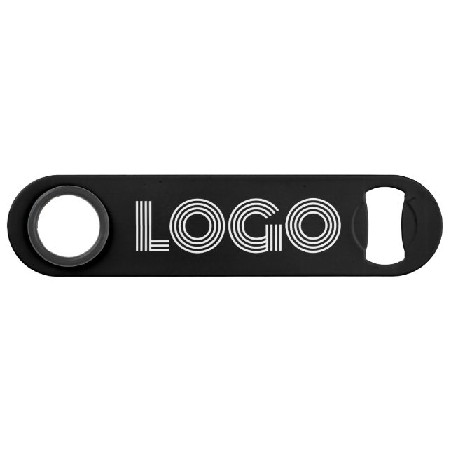 Logo moderne noir et blanc promotionnel (Devant (Horizontal))