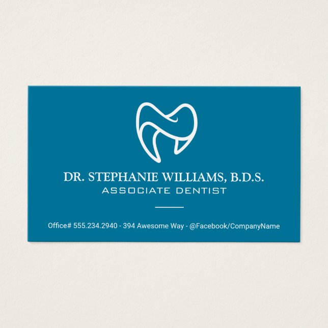 Logo moderne pour dents | Dentaire (Devant)