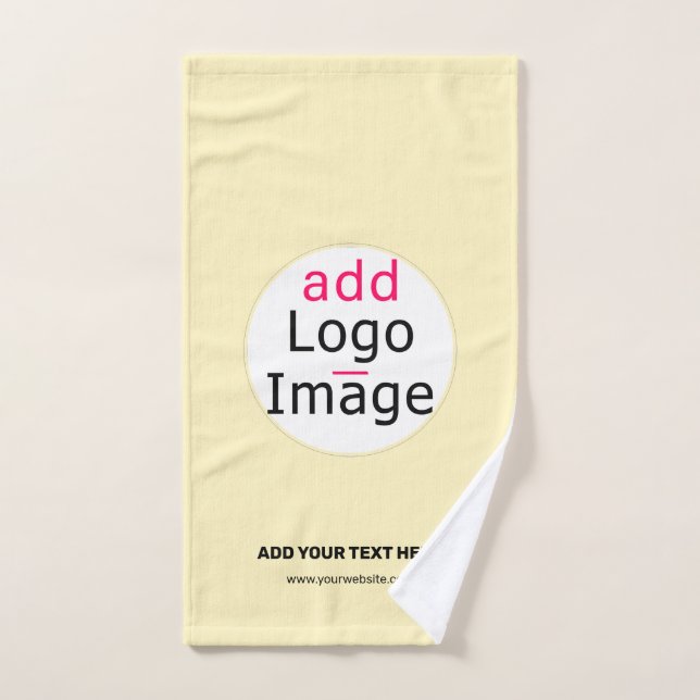 Logo modulable moderne et élégant (Serviette à main)