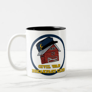 Logo Mug Club du petit-déjeuner de la guerre civi