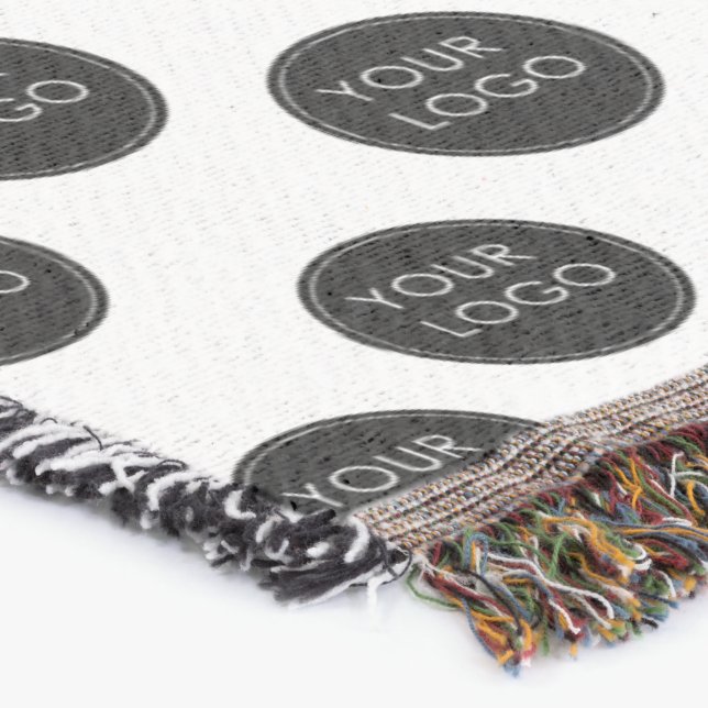 Logo Muster Business Company Beige Decke (Ecke)