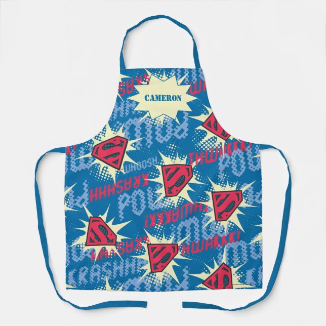 Logo-Muster für Superman Schürze (Vorderseite)