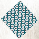 Logo-Muster Werbeaktion Aquamarin grüne Halstuch<br><div class="desc">Fügen Sie Ihr eigenes Logo zu diesem einfachen Fliesenmuster für ein Werbeprodukt für Ihr Unternehmen hinzu. Tragen Sie sie selbst,  geben Sie sie Ihrem Hund,  Ihren Mitarbeitern und Mitarbeitern als Teil ihrer Uniform,  oder Ihren Kunden und Kunden und ihren Haustieren. Ideal für Messen und Firmenveranstaltungen.</div>
