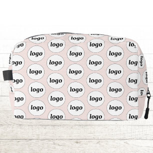 Logo-Muster Werbeaktion für Unternehmen Rosa pink Waschbeutel