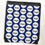 Logo-Muster Werbegeschenk für Unternehmen Navy Blu Sportbeutel<br><div class="desc">Fügen Sie diesem Design Ihr eigenes Logo hinzu. Minimalistisch und beruflich. Ideal für ein Werbeprodukt für Ihr Team,  Mitarbeiter,  Mitarbeiter,  Kunden und Kunden. Ideal für Messen und Firmenveranstaltungen. Weitere Versionen finden Sie in der Auflistung.</div>