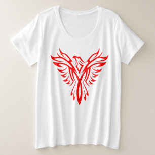 Logo Mythique Phoenix Bird Rising (Rouge)