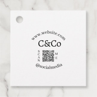 Logo Name Buchstabe Unternehmen Social Media Websi Geschenkanhänger