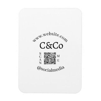 Logo Name Buchstabe Unternehmen Social Media Websi Magnet