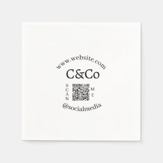 Logo Name Buchstabe Unternehmen Social Media Websi Serviette