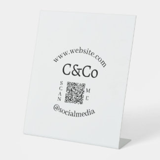 Logo Name Buchstabe Unternehmen Social Media Websi Sockelschild