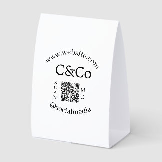 Logo Name Buchstabe Unternehmen Social Media Websi Tischaufsteller