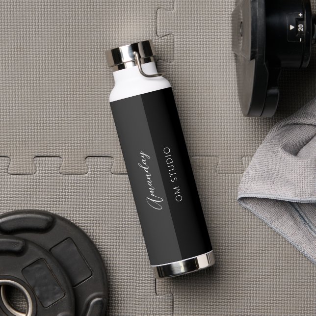 Logo-Name Makeup Artist Trinkflasche (Fitnessstudio)