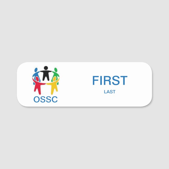 Logo-Nametag Namensschild (Vorderseite)