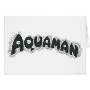 Logo noir Aquaman Grunge