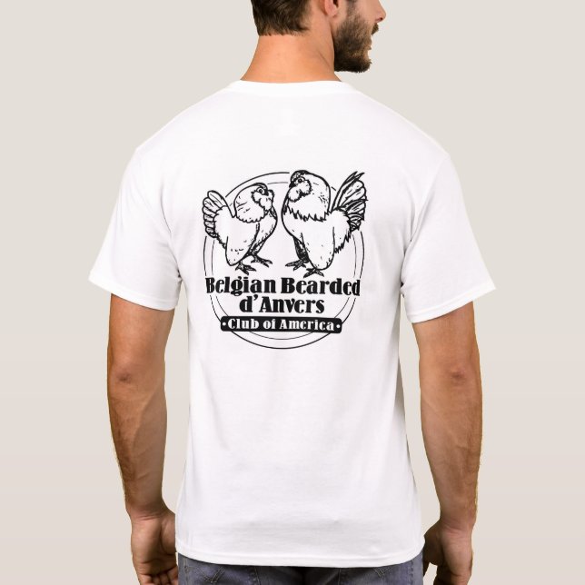 Logo noir & blanc, t-shirt homme (Dos)