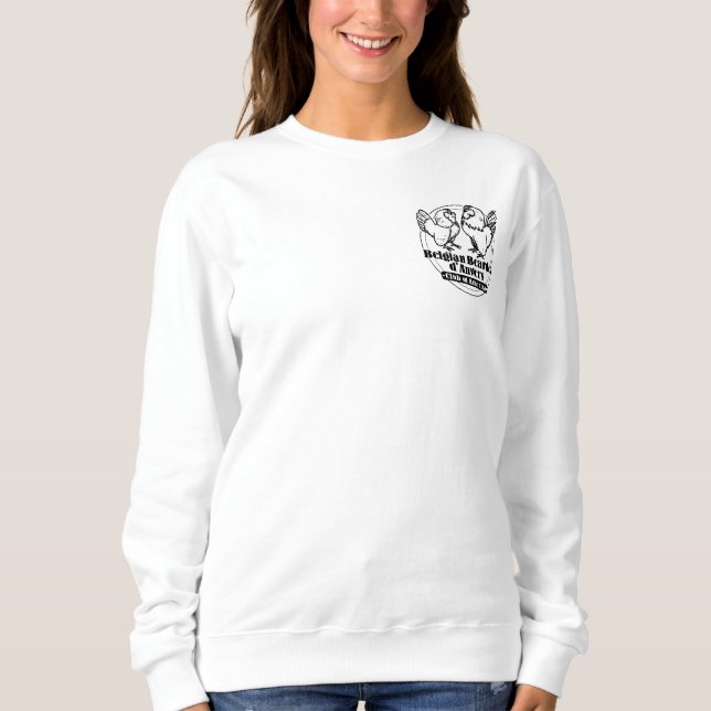 Logo noir et blanc (devant seulement) Sweatshirt f (Devant)