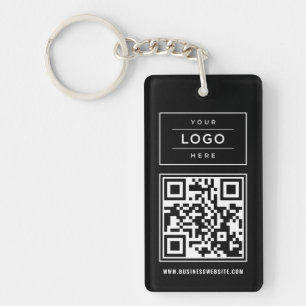 Logo Noir Personnalisé QR Site Web Promo