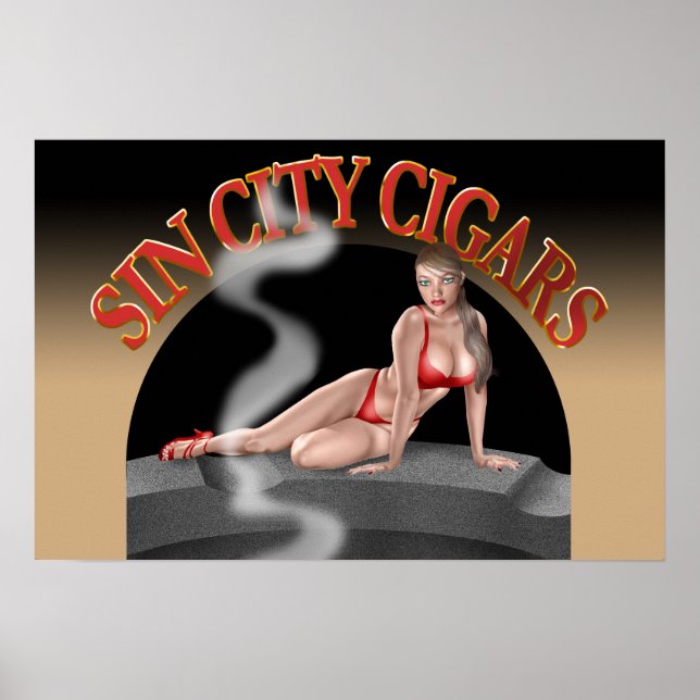 Logo Nr. 5 von Sin City auf einem Wandplakat Poster (Vorne)