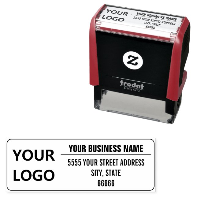 Logo oder Foto Name Anschrift Stempel Beispiel hoc (Beispiel)