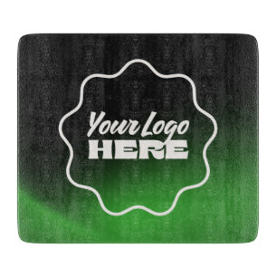 LOGO oder GRAPHIK Individuelles Glas-Schneidbret Schneidebrett