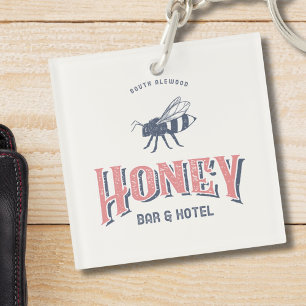 Logo of Honey Bar and Hotel Schlüsselanhänger