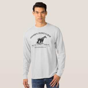 Logo officiel HPF - T-shirt homme à long tamis