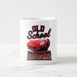 Logo "Old School Racing" Jumbo-Tasse