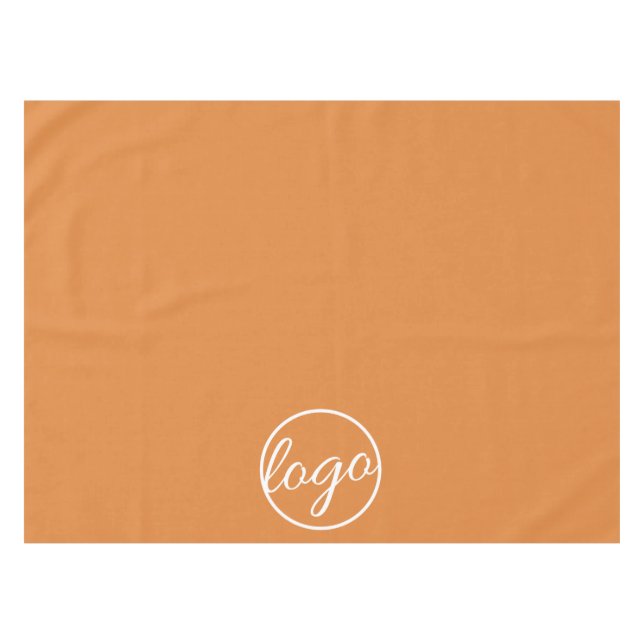 Logo-Orange für benutzerdefinierte Messen Tischdecke (Vorderseite (Horizontal))